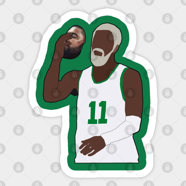 Kyrie Irving - Uncle Drew Sticker by xavierjfong